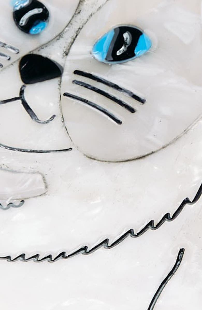 Solar Eclipse Ragdoll Cat Claw Hair Clip, Alternate, color, Grey