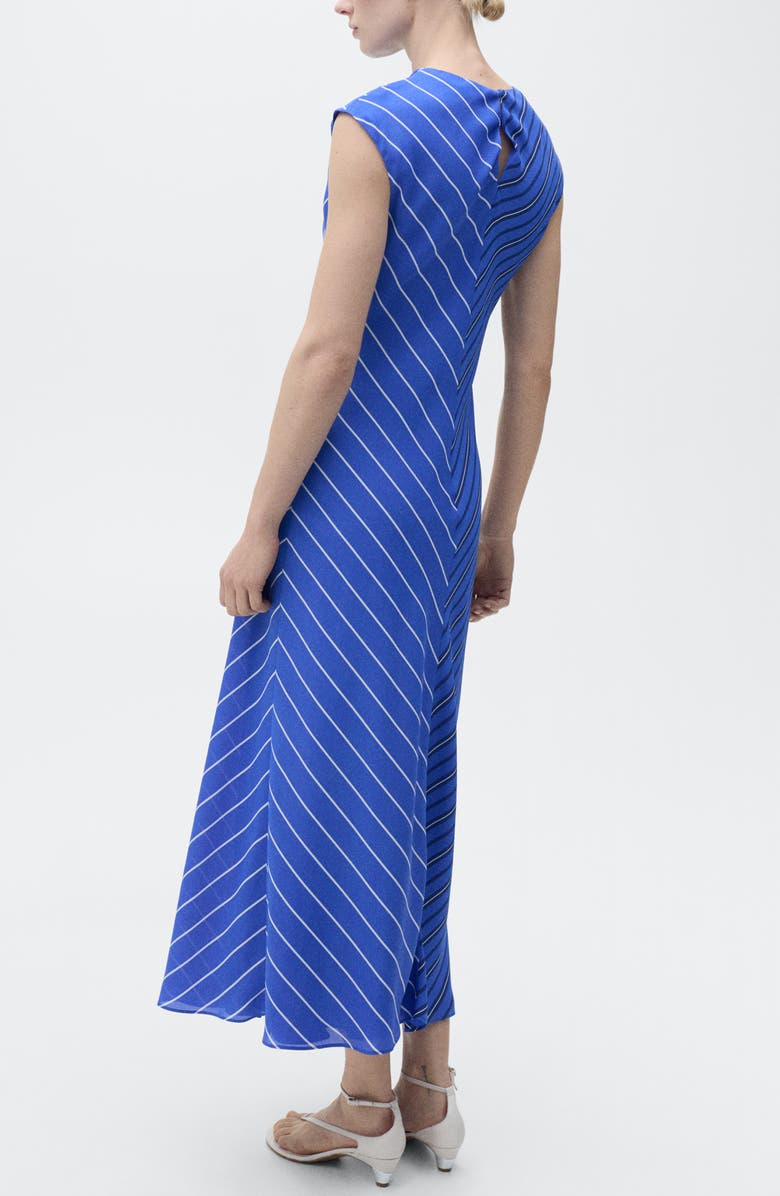 MANGO Chevron Stripe A-Line Dress, Alternate, color,