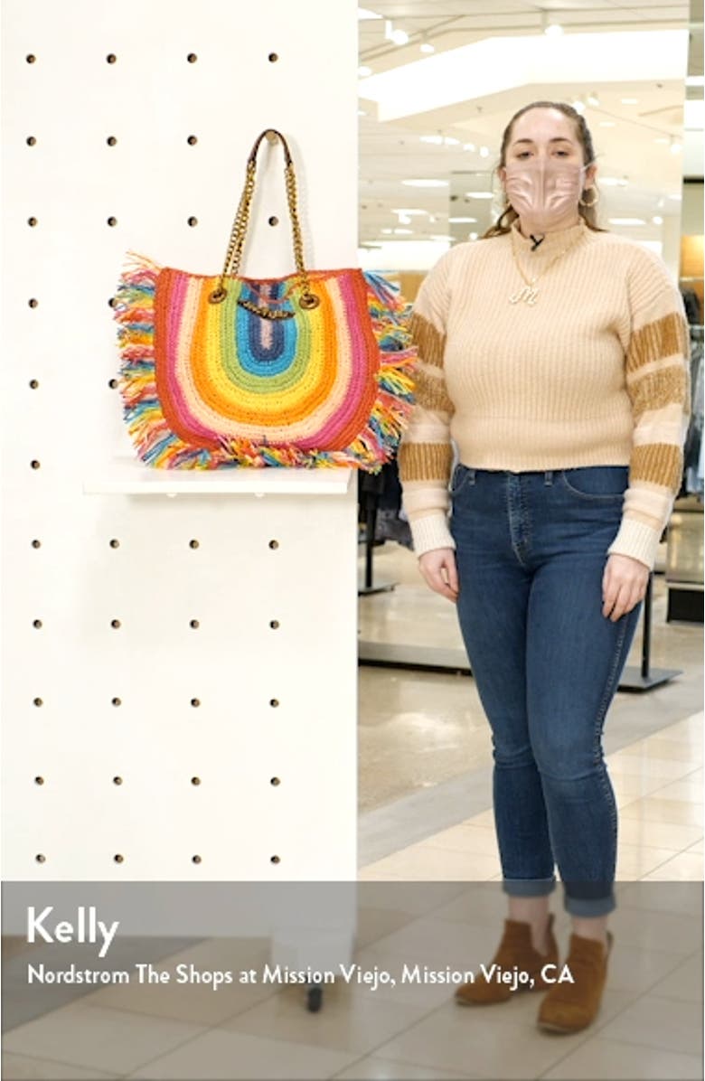 Chelsea Raffia Tote, sales video thumbnail