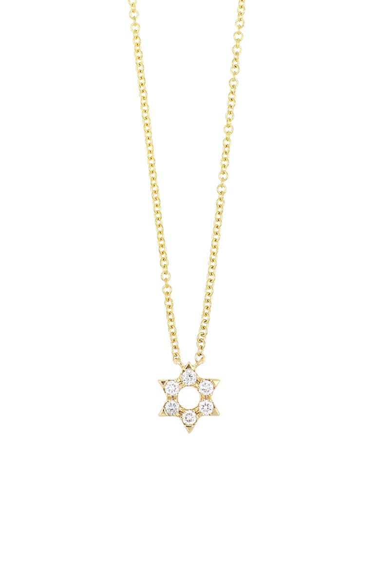 Bony Levy Icons Diamond Star of David Pendant Necklace, Main, color, 
