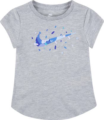 Kids' Camo Swoosh Graphic Tee