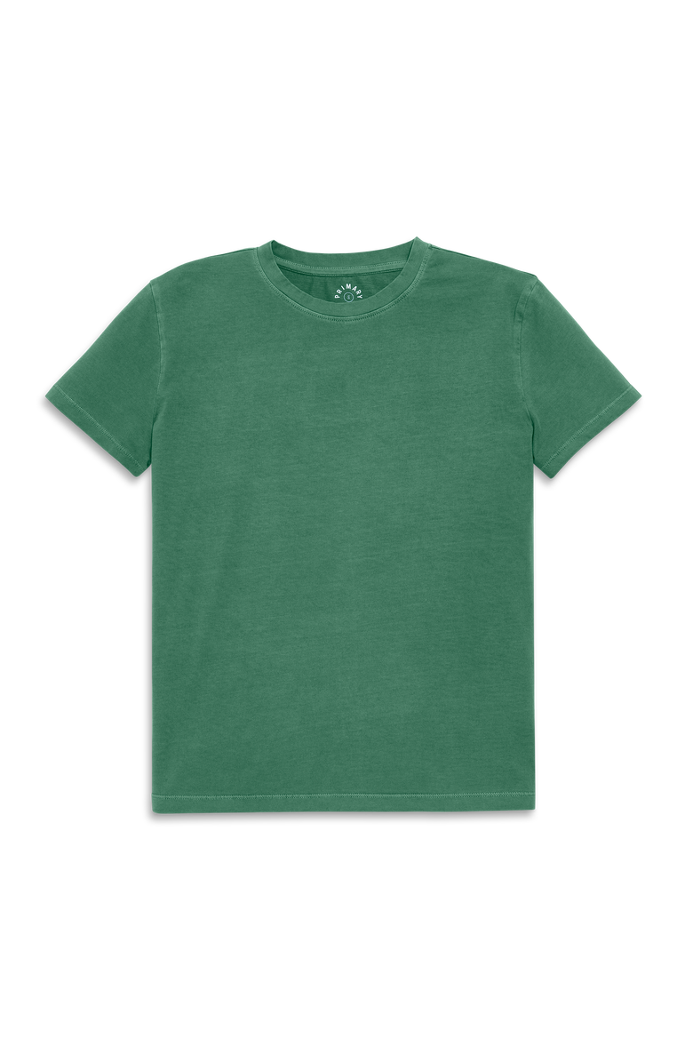Primary Adult Easy Crewneck Tee, Main, color, Garment Dye Chive
