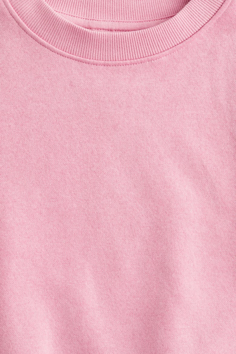 Ruffled Sweatshirt, Alternate, color, Pink