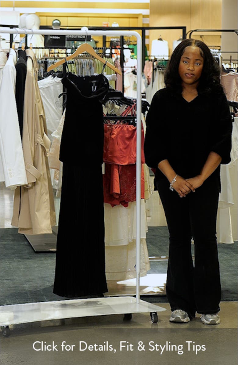 Bethie Strapless Mixed Media Dress, sales video thumbnail