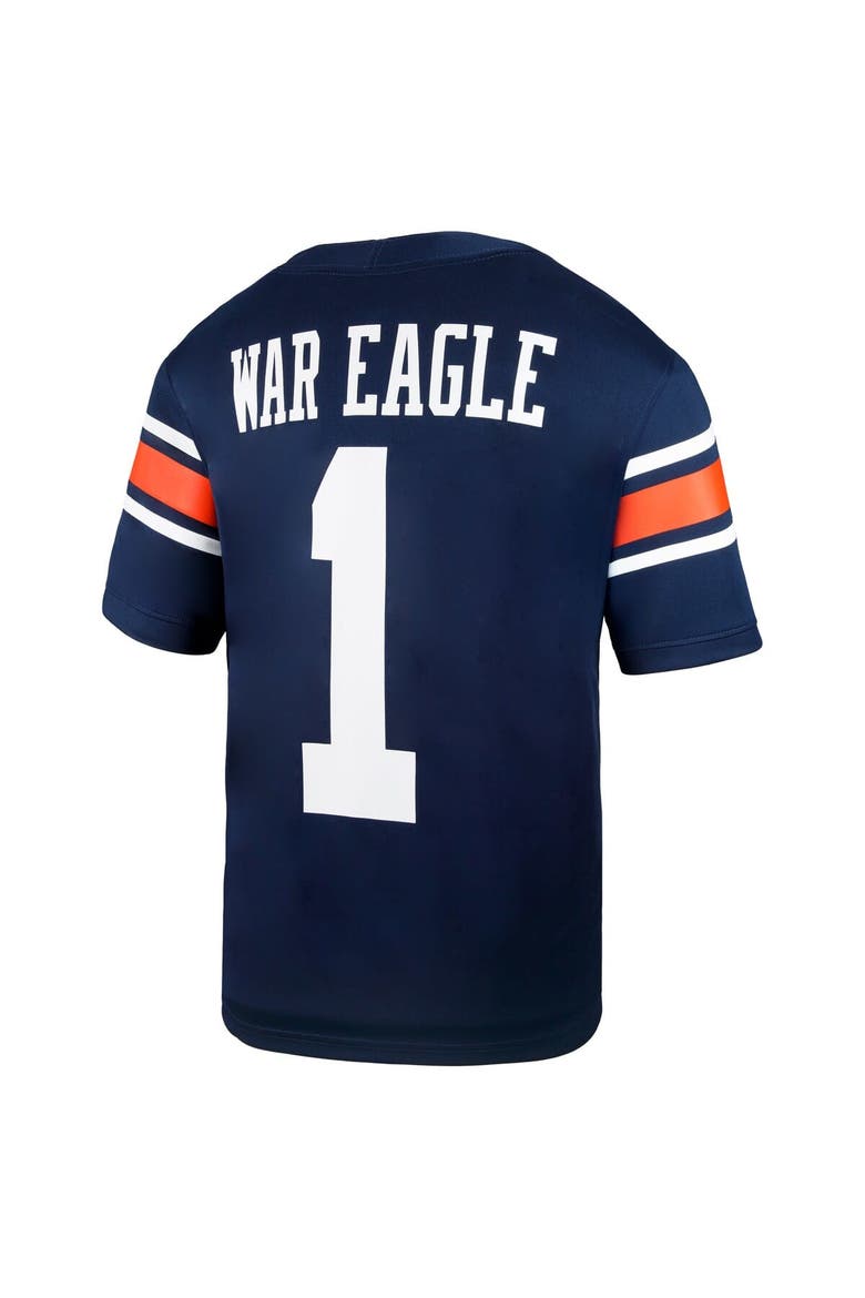 Preschool Nike  Navy Auburn Tigers Untouchable Replica Football Jersey, Alternate, color, Navy