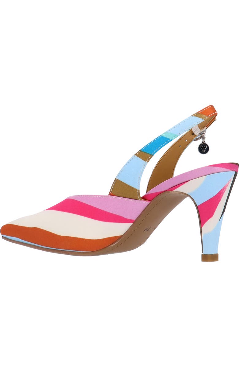 J. Reneé Matina Slingback Pump, Alternate, color, Pink/ Blue/ Cream
