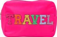 Malibu Sugar Nylon Pouch w/ TRAVEL Patch