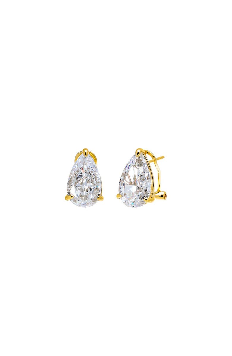 BY ADINA EDEN CZ Fancy Pear Stud Earring, Main, color, Gold