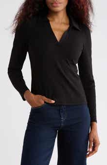 Rib Long Sleeve Top