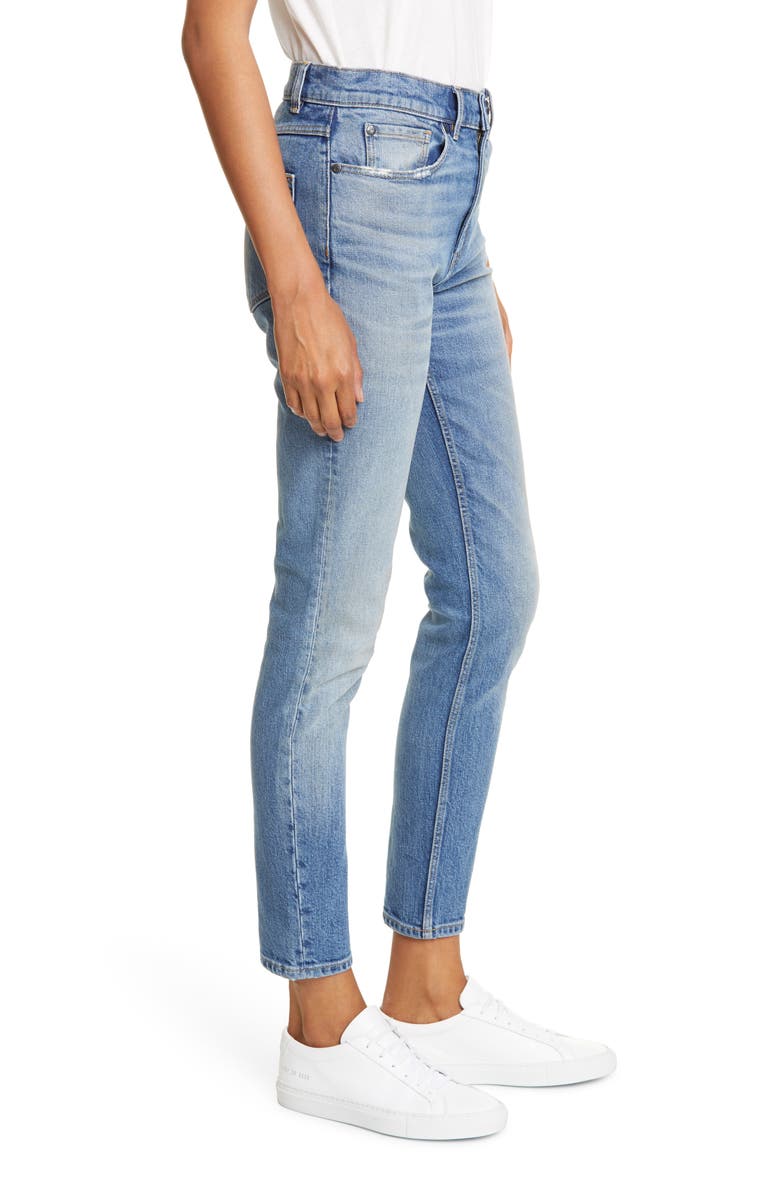La Vie Rebecca Taylor Ines Slim Fit Ankle Jeans, Alternate, color, 