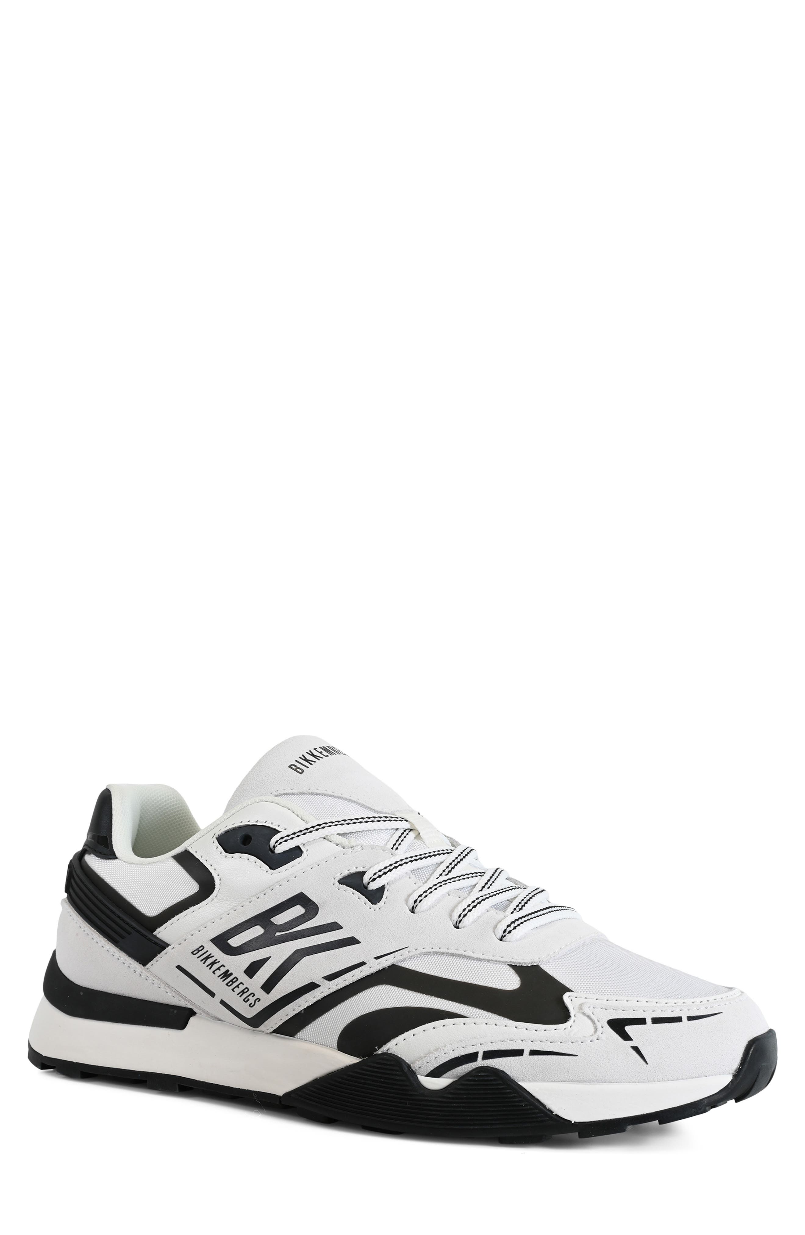 BIKKEMBERGS Trail Sneaker, Main, color, White