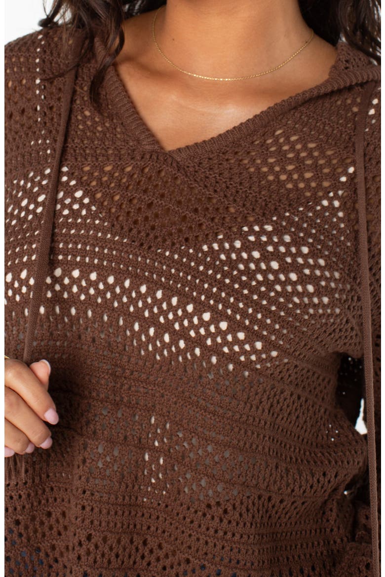 Hippie Love Open Stitch Hoodie, Alternate, color, TIRAMISU SOL