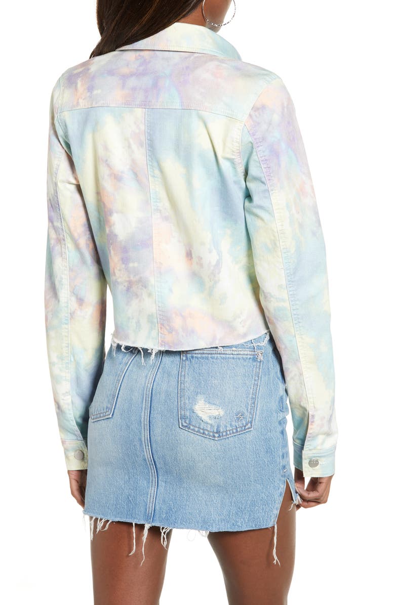 Ten Sixty Sherman Tie Dye Denim Jacket, Alternate, color, 