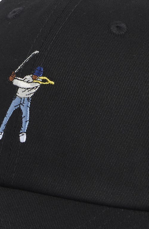 Eastside Golf Swingman Embroidered Dad Adjustable Baseball Cap In Black
