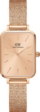 Daniel Wellington Quadro Unitone Mesh Strap Watch, 20mm x 26mm