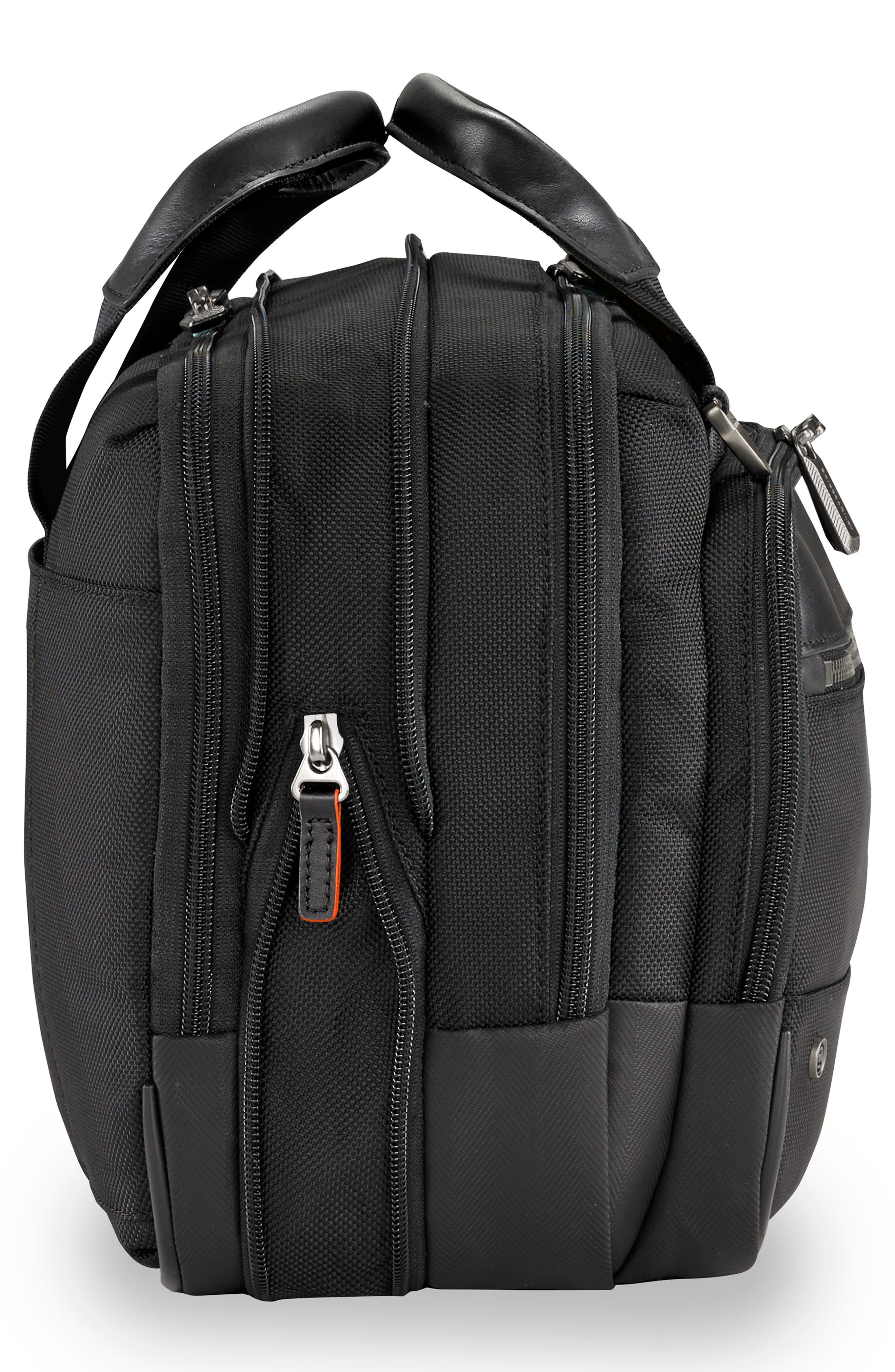 Briggs & Riley @work Small Expandable Ballistic Nylon Laptop Briefcase with RFID Pocket, Alternate, color, 