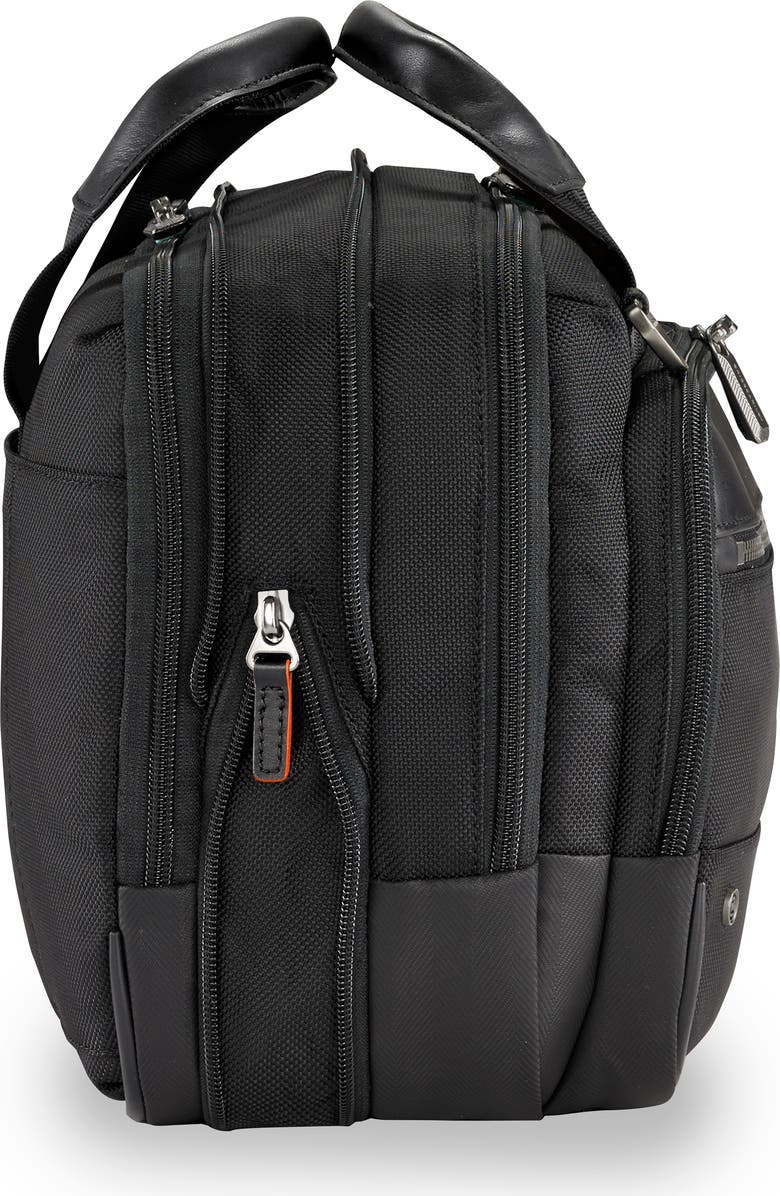 Briggs & Riley @work Small Expandable Ballistic Nylon Laptop Briefcase with RFID Pocket, Alternate, color,