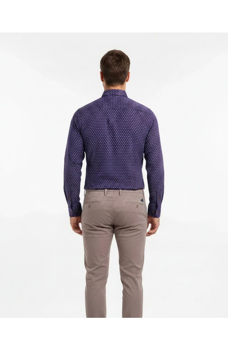 Lords of Harlech Mitchell Button-Up Shirt, Alternate, color, Purple