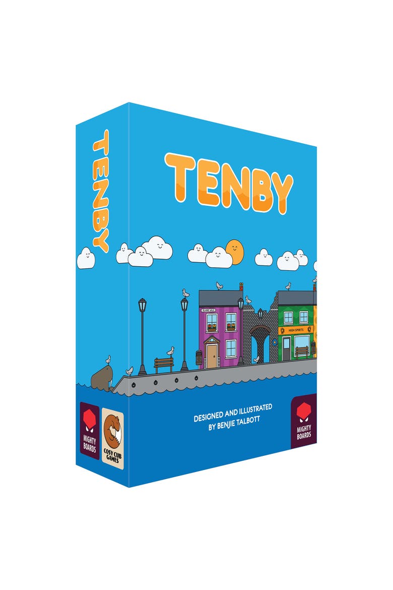 Tenby, Matching Card Game, Action Drafting, Ages 14+, Main, color, Blue