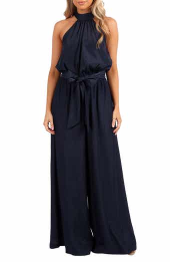 Petal & Pup Lelia Halter Neck Wide Leg Jumpsuit