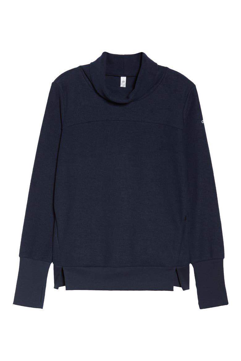 Warmth Cover-Up Turtleneck, Alternate, color, DARK NAVY