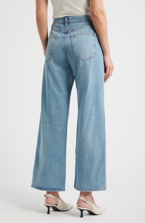 FRAME The Pixie Off Duty Stroll High Waist Relaxed Straight Leg Jeans in Frey at Nordstrom, Size 24