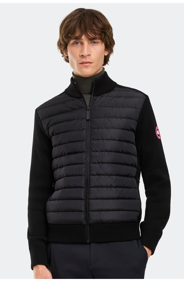Canada Goose HyBridge<sup>®</sup> Knit Jacket, Alternate, color, Black