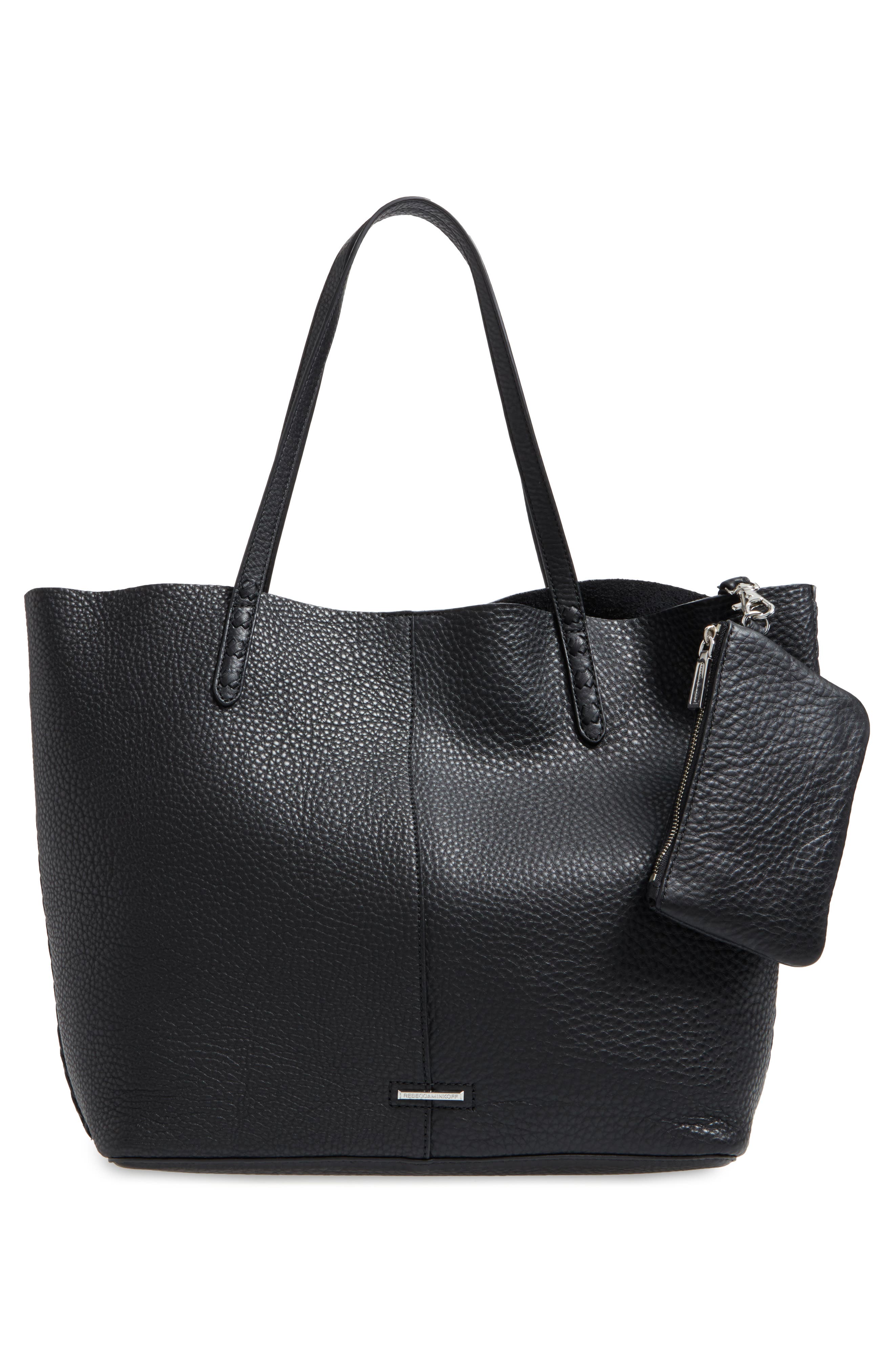 Medium Unlined Tote, Alternate, color, BLACK