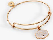 Alex and Ani Mother of the Groom Mother of Pearl Charm Bangle