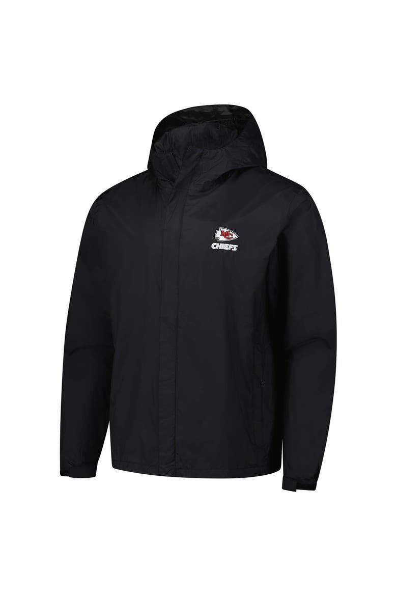 Men's Dunbrooke Black Kansas City Chiefs Tropic Waterproof Packable Full-Zip Hoodie Jacket, Alternate, color, Black