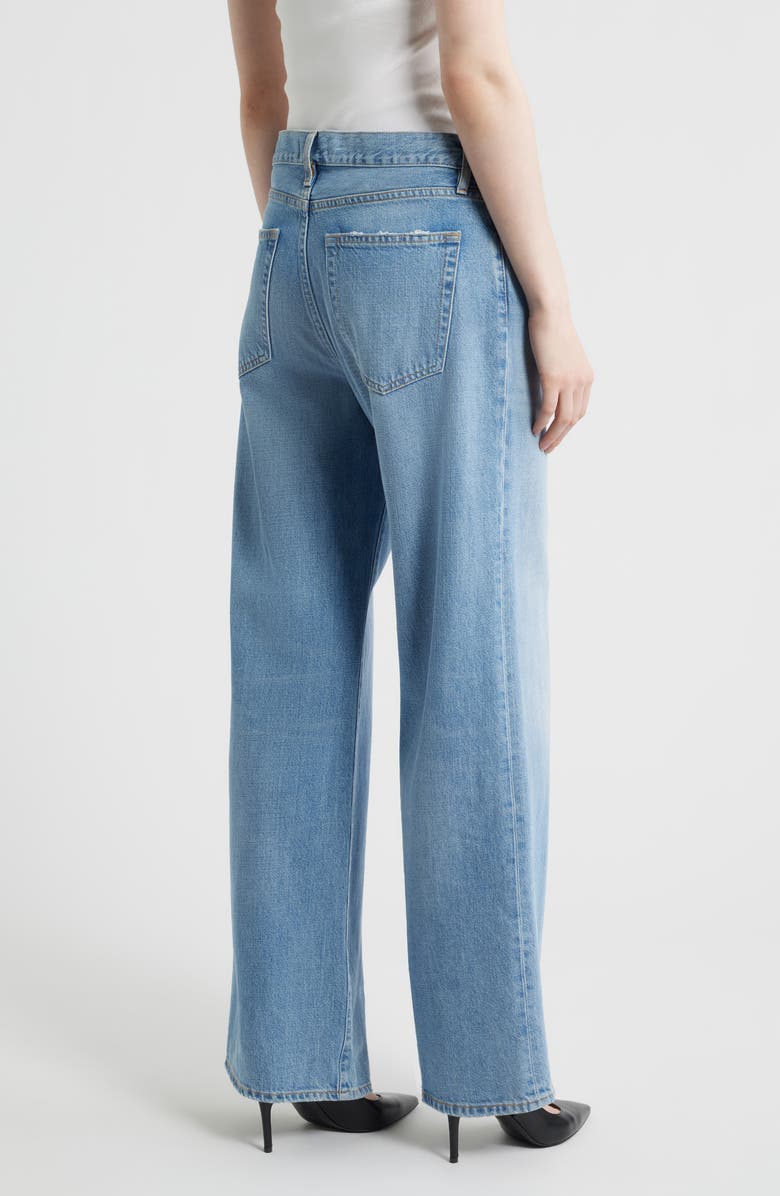 FRAME The Off Duty Stroll Wide Leg Jeans, Alternate, color, Frey