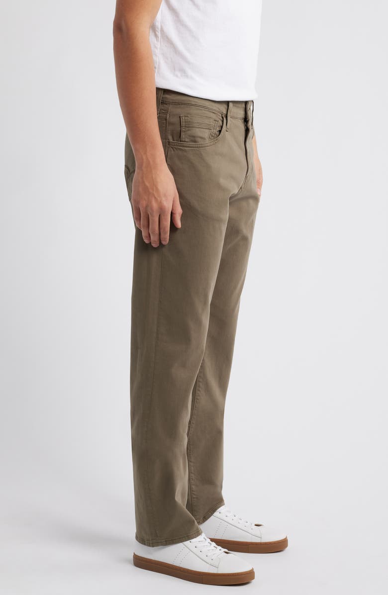 Mavi Jeans Matt Relaxed Straight Leg Twill Pants, Alternate, color, Olive Casual Twill