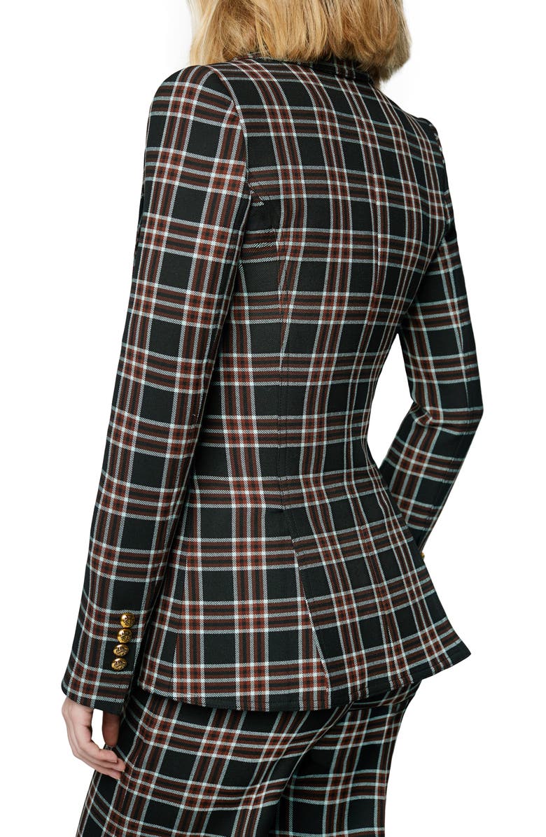 Smythe Hutton Plaid Blazer, Alternate, color, 