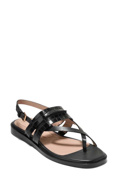 Estella Slingback Leather Sandal (Women)