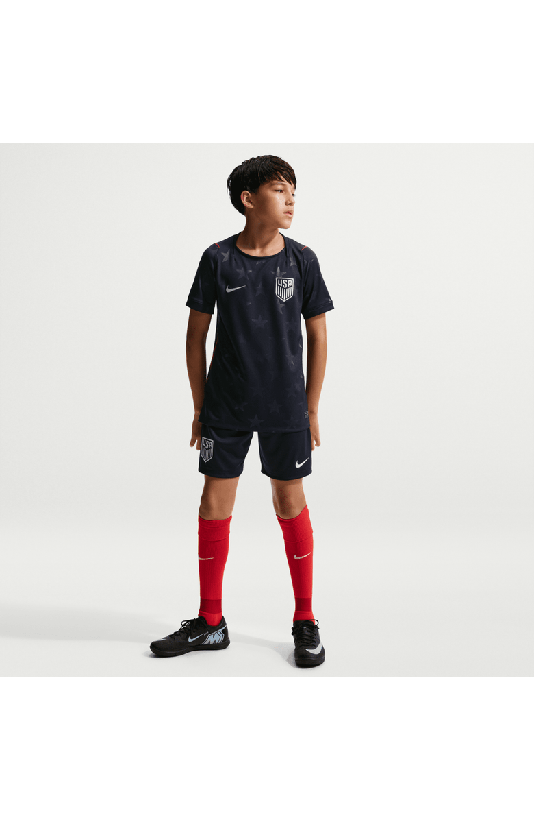 Nike Youth Nike Navy USMNT 2026 Away Stadium Replica Shorts, Alternate, color, Navy