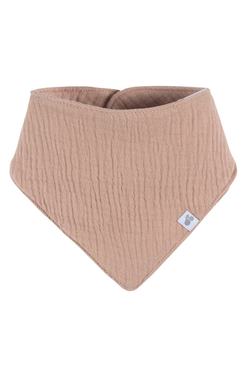 Muslin Bandana Bibs 4-Pack Neutral Colors, Alternate, color, Tans
