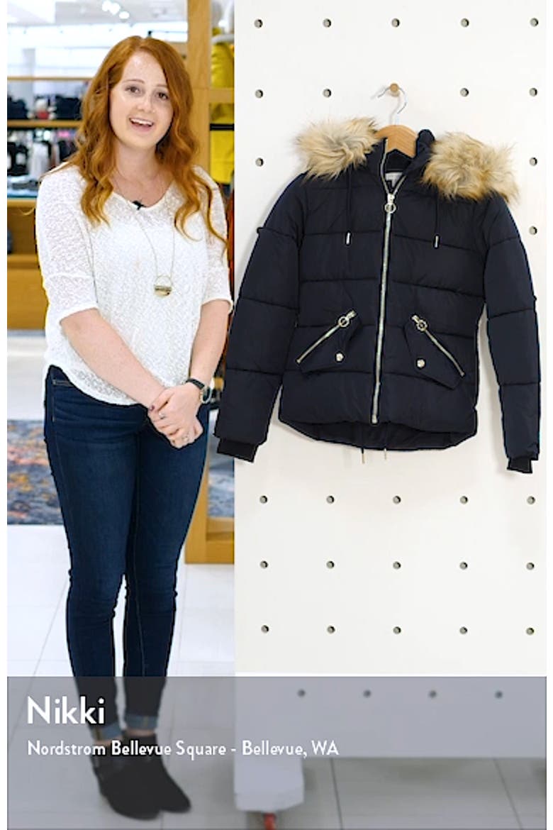 Frieda Faux Fur Trim Jacket video