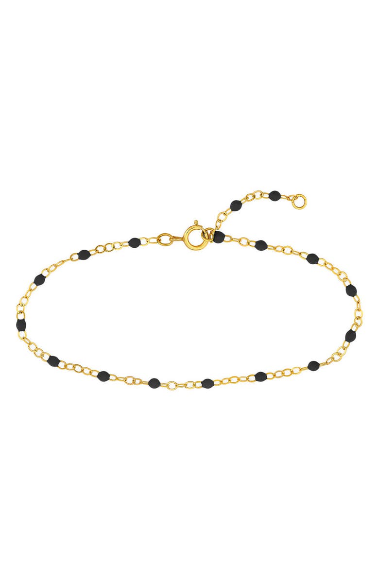 ES JEWELRY Enamel Chain Bracelet, Main, color, 