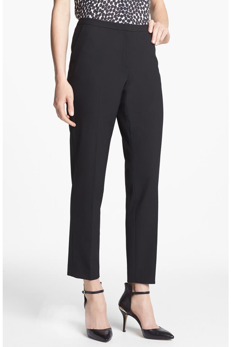 'Quinn' Skinny Ankle Pants, Main, color, BLACK
