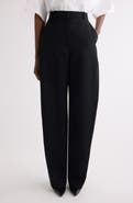 Givenchy Cocoon Wool Grain de Poudre Pants