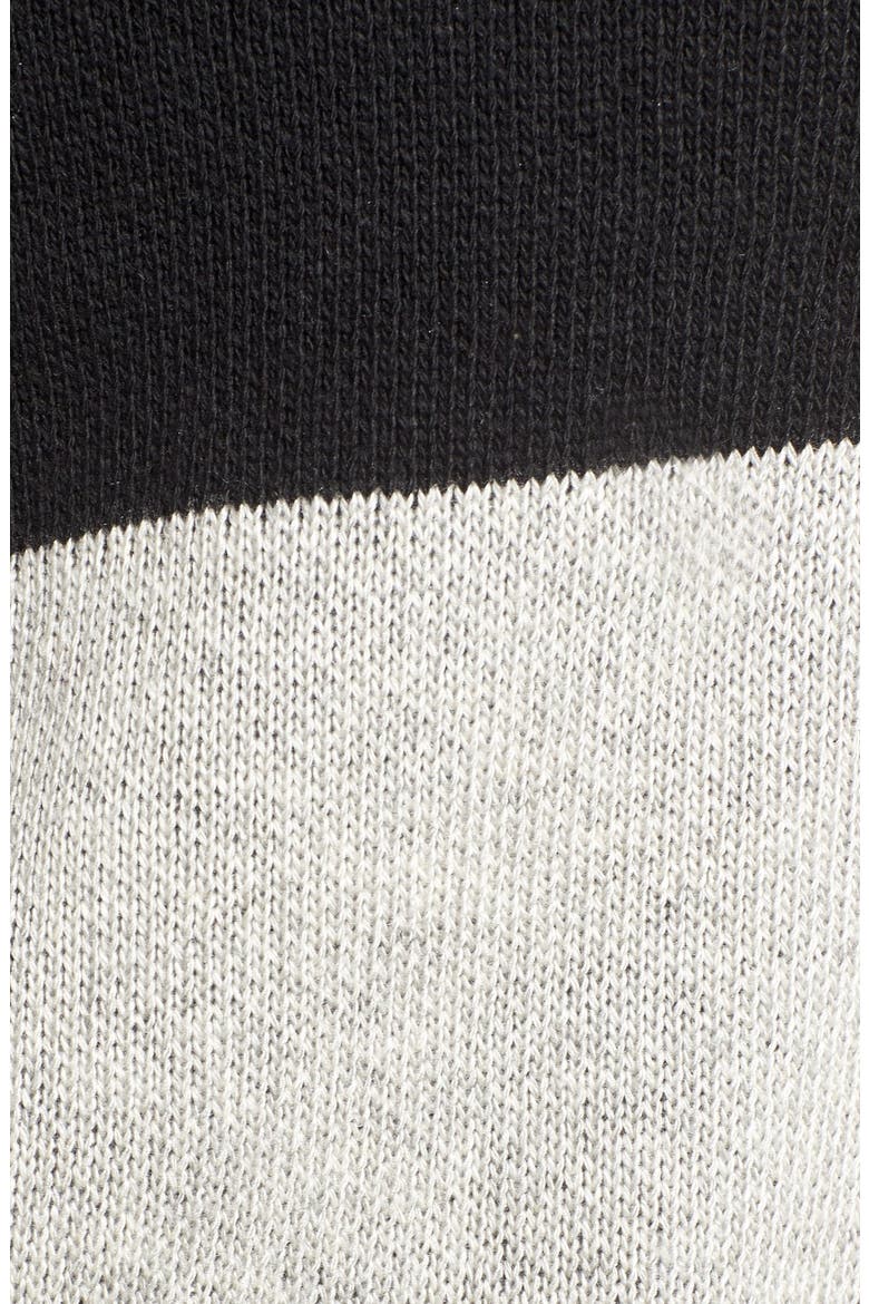 Colorblock Sweater Coat, Alternate, color, BLACK/ HEATHER GREY