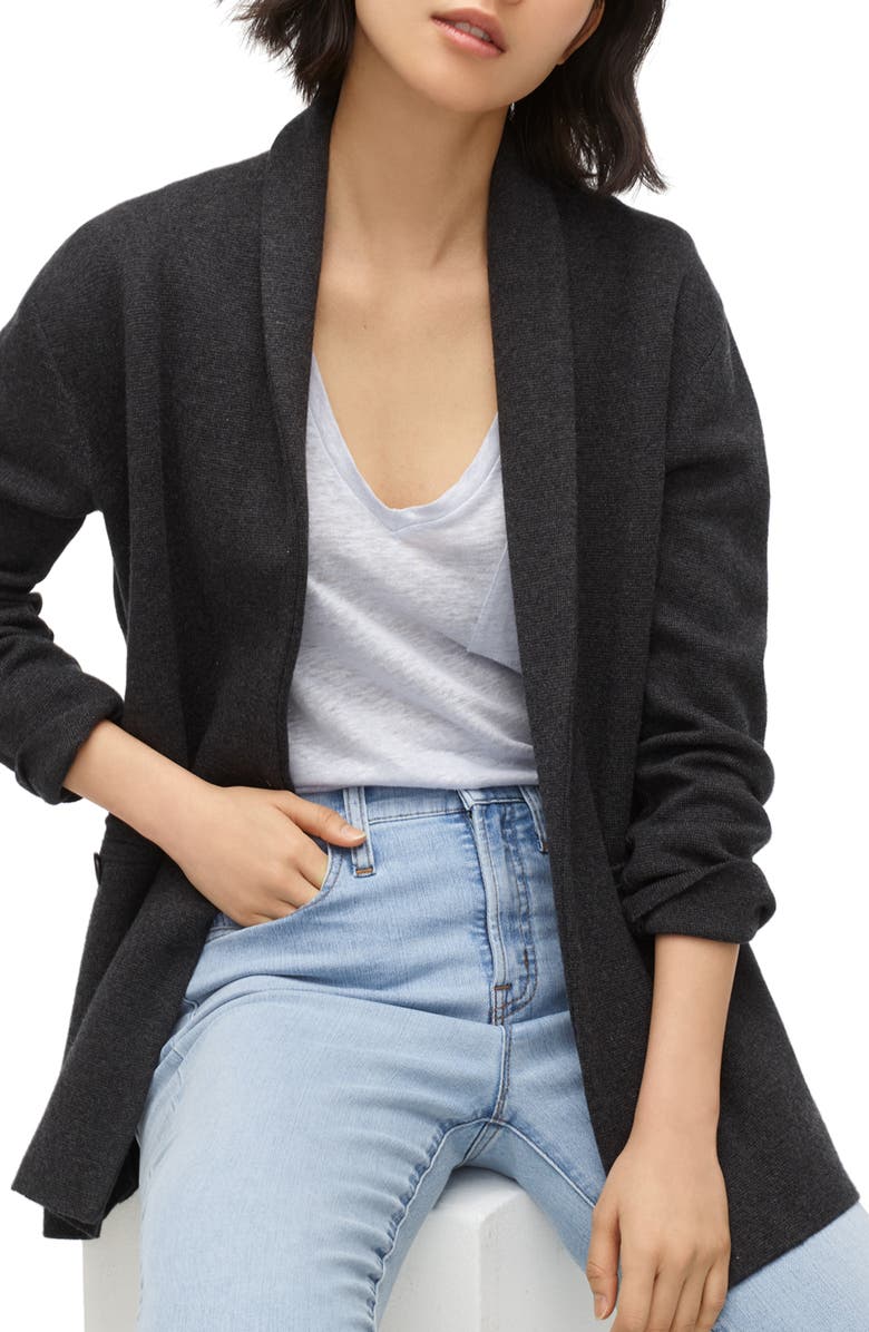 J.Crew Camille Shawl Collar Sweater Blazer, Main, color, 