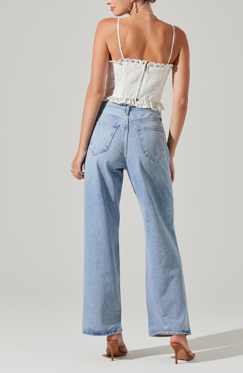 ASTR the Label Dreama Crop Bustier Top, Alternate, color, White