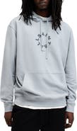 AllSaints Tierra Logo Cotton French Terry Graphic Hoodie