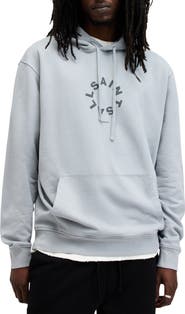 AllSaints Tierra Logo Cotton French Terry Graphic Hoodie