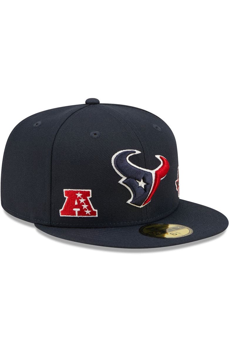 New Era Men's New Era Navy Houston Texans Identity 59FIFTY Fitted Hat, Alternate, color, 