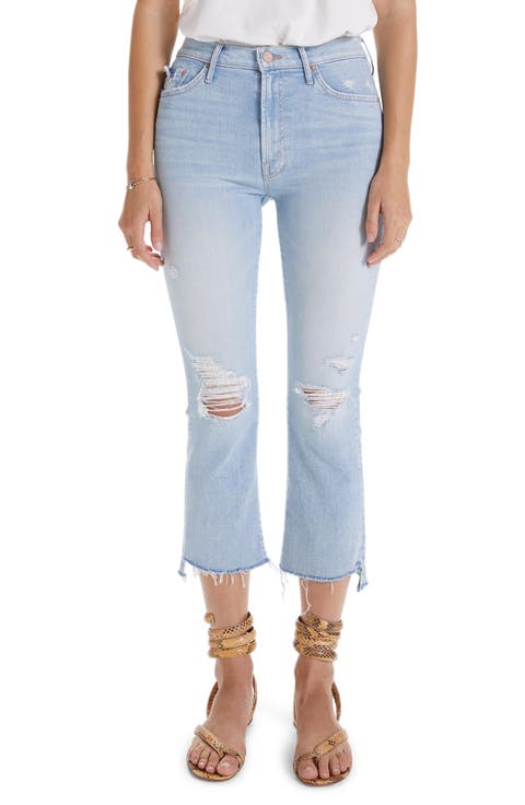The Insider Crop Step Fray Jeans