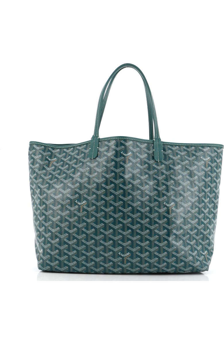 Pre-Owned Goyard Saint Louis Tote Coated Canvas PM, Main, color, Green