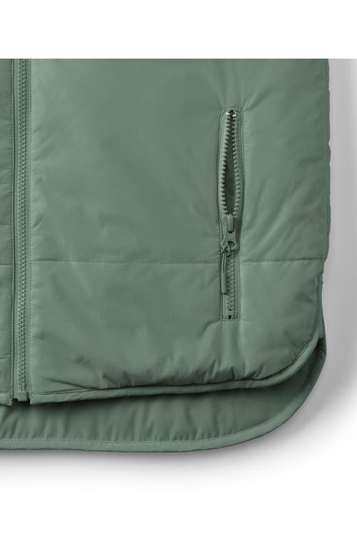 Lands' End Wanderfree Insulated Vest In Lily Pad Green