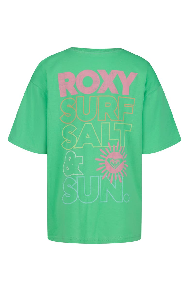 Roxy Kids' Oceanwave Oversize Cotton Jersey T-Shirt, Alternate, color, Meadow